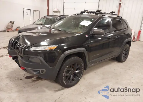 2014 Jeep Cherokee Trailhawk z USA, uszkodzony, nr VIN 1C4PJMBS0EW303740